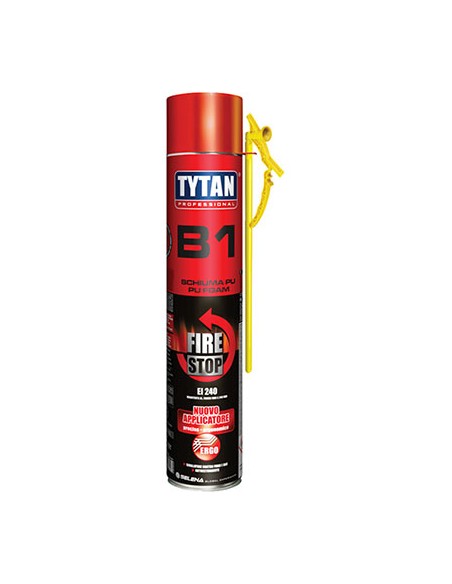 SCHIUMA POLIURETANICA ANTIFUOCO TYTAN MANUALE EI 240 ML 750