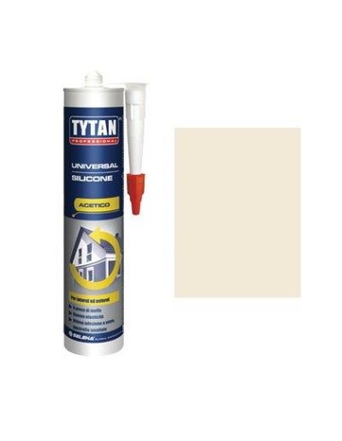 SILICONE ACETICO UNIVERSALE TYTAN AVORIO RAL 1013 ML 280