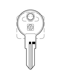 CHIAVE PIATTA ARMSTRONG ART1 SILCA ACCIAIO NICHELATO