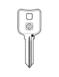 CHIAVE PIATTA BURG BUR38 SILCA ACCIAIO NICHELATO