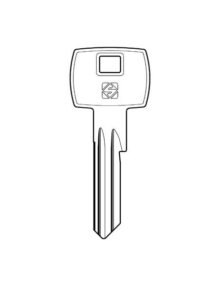 CHIAVE PIATTA CORBIN CB86 SILCA OTTONE NICHELATO