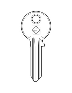 CHIAVE PIATTA CISA CS18R SILCA OTTONE NICHELATO