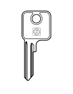 CHIAVE PIATTA DOM DM63 SILCA ACCIAIO NICHELATO