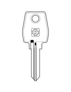 CHIAVE PIATTA EUROLOCKS EU11R SILCA ACCIAIO NICHELATO