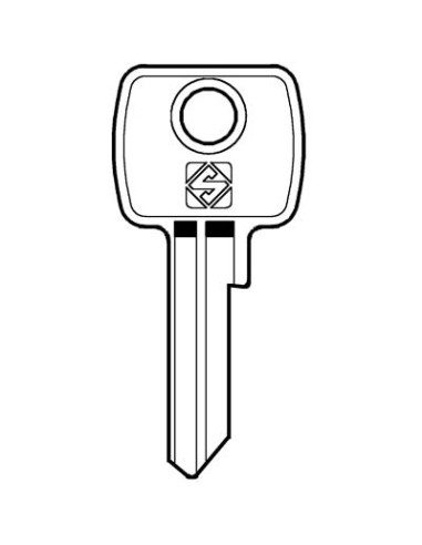 CHIAVE PIATTA L&F LF4R SILCA ACCIAIO NICHELATO