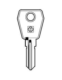 CHIAVE PIATTA L&F LF61R SILCA ACCIAIO NICHELATO