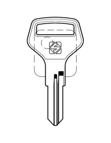 CHIAVE PIATTA MARS MAR1 SILCA ACCIAIO NICHELATO
