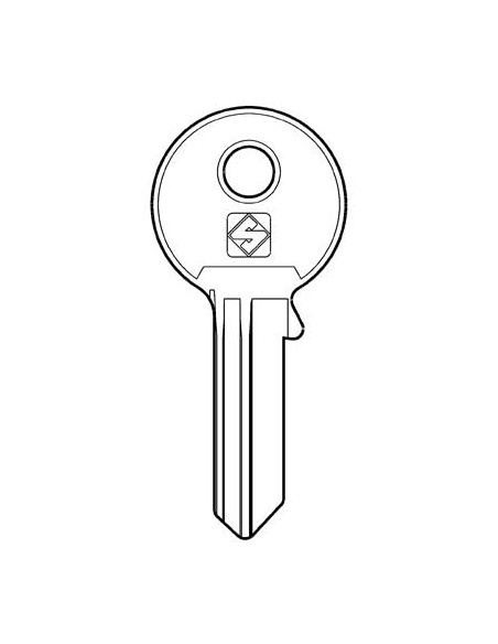 CHIAVE PIATTA CORTELLEZZI PC18R SILCA OTTONE NICHELATO