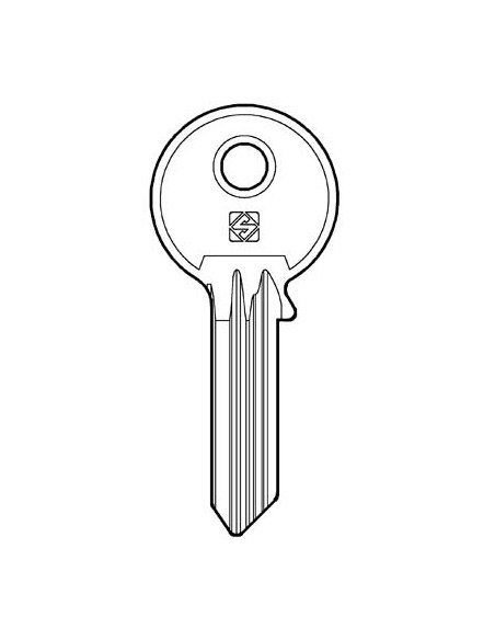 CHIAVE PIATTA CORTELLEZZI PC31R SILCA OTTONE NICHELATO