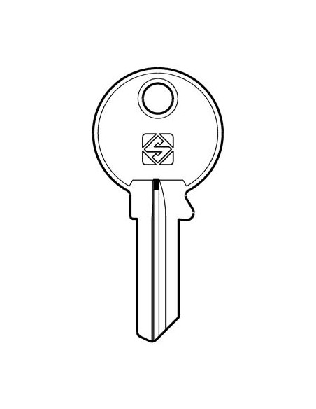 CHIAVE PIATTA POTENT PT1R SILCA OTTONE NICHELATO