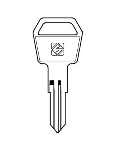 CHIAVE PIATTA CINA RC6R SILCA OTTONE NICHELATO