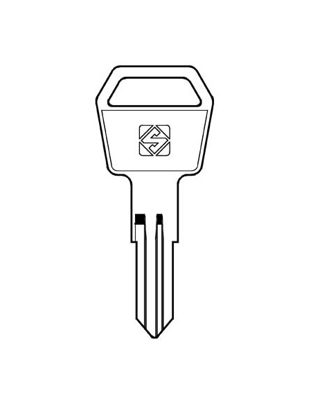 CHIAVE PIATTA CINA RC6R SILCA OTTONE NICHELATO