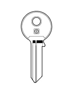 CHIAVE PIATTA SECUREMME SCM4 SILCA OTTONE NICHELATO