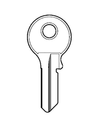 CHIAVE PIATTA VIRO O11DX ORIGINALE OTTONE NICHELATO