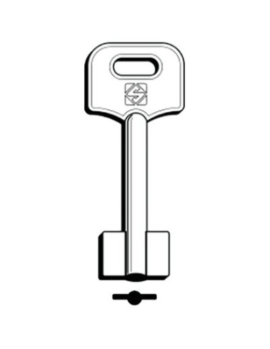 CHIAVEA POMPA SIAS 5SAS1 SILCA OTTONE NICHELATO