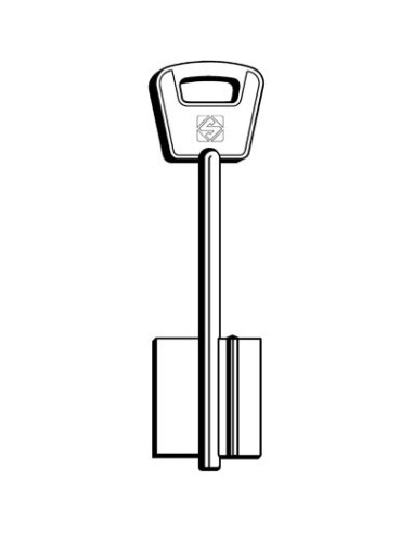 CHIAVE DOPPIA MAPPA BETA 5BE1 SILCA OTTONE NICHELATO