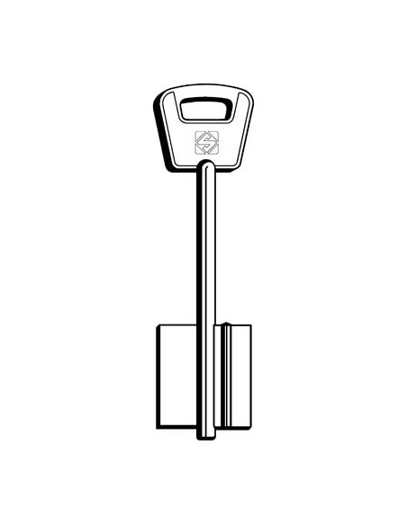 CHIAVE DOPPIA MAPPA BETA 5BE2 SILCA OTTONE NICHELATO