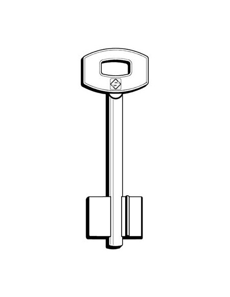CHIAVE DOPPIA MAPPA SECUREMME 5SCM6 SILCA OTTONE NICHELATO