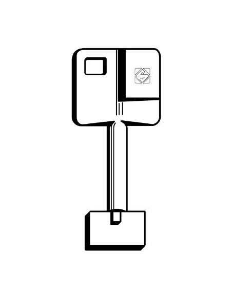 CHIAVE A POMPA YALE 5YA1 SILCA OTTONE NICHELATO