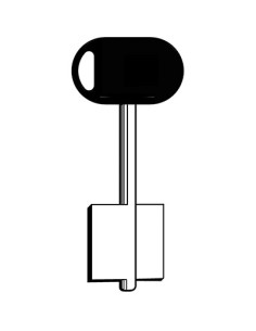 CHIAVE DOPPIA MAPPA MOTTURA 92187 ORIGINALE CASSEFORTI E SERIE 50 OTTONE NICHELATO MTM