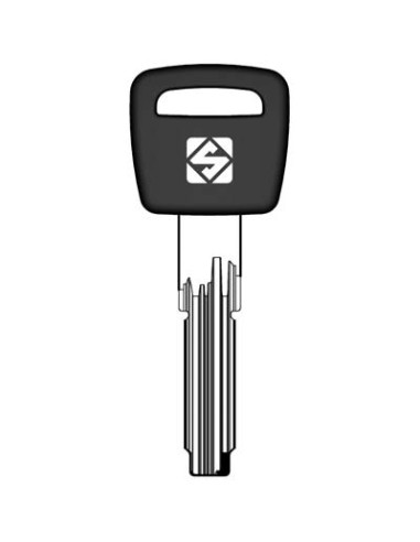 CHIAVE PUNZONATA CISA CS156AP SILCA OTTONE NICHELATO