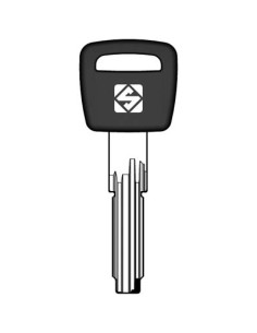 CHIAVE PUNZONATA CISA CS158AP SILCA OTTONE NICHELATO