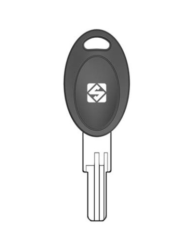 CHIAVE PUNZONATA EUROLOCKS EU21P SILCA OTTONE NICHELATO