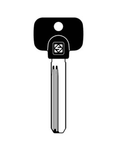 CHIAVE PUNZONATA MULTLOCK MTK4RPX SILCA OTTONE NICHELATO