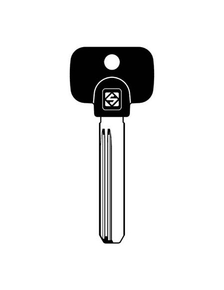 CHIAVE PUNZONATA MULTLOCK MTK4RPX SILCA OTTONE NICHELATO