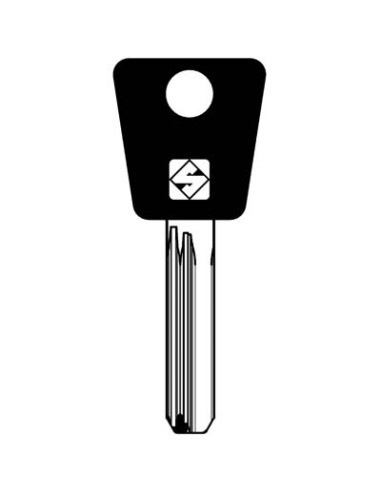 CHIAVE PUNZONATA MULTLOCK MTK15RAP SILCA OTTONE NICHELATO