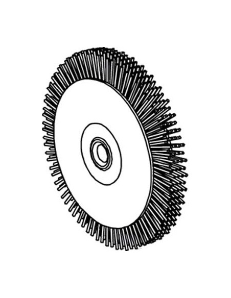 SPAZZOLA ACCIAIO SBAVARE DUPLICATRICE SILCA MM 80X10X15