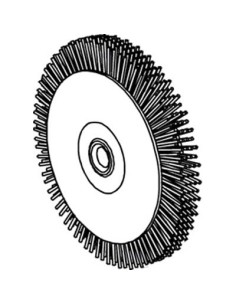 SPAZZOLA TYNEX SBAVARE DUPLICATRICE SILCA MM 55X10X13