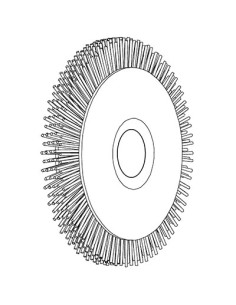 SPAZZOLA TYNEX SBAVARE DUPLICATRICE SILCA X TECH3 MM 80X10X15