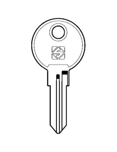 CHIAVE PIATTA ABUS AB43 SILCA ACCIAIO NICHELATO