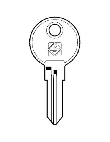 CHIAVE PIATTA ABUS AB43R SILCA ACCIAIO NICHELATO