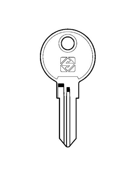 CHIAVE PIATTA ABUS AB43R SILCA ACCIAIO NICHELATO