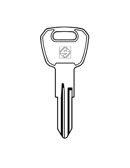 CHIAVE PIATTA ALPHA ALP4 SILCA OTTONE NICHELATO