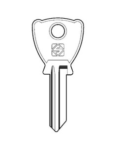 CHIAVE PIATTA BETA BE3 SILCA OTTONE NICHELATO