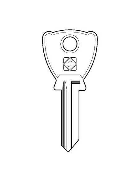 CHIAVE PIATTA BETA BE3 SILCA OTTONE NICHELATO