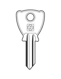 CHIAVE PIATTA BETA BE200 SILCA OTTONE NICHELATO