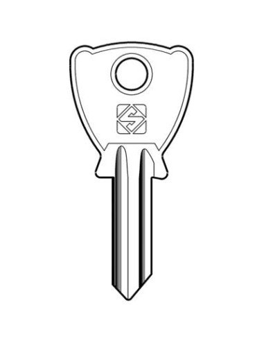 CHIAVE PIATTA BETA BE200 SILCA OTTONE NICHELATO