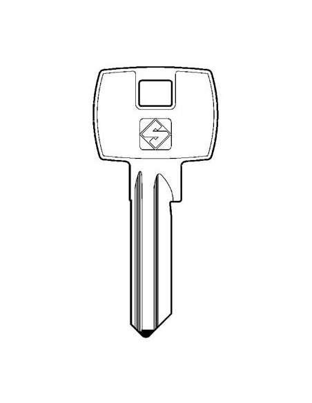 CHIAVE PIATTA CORBIN CB30 SILCA OTTONE NICHELATO