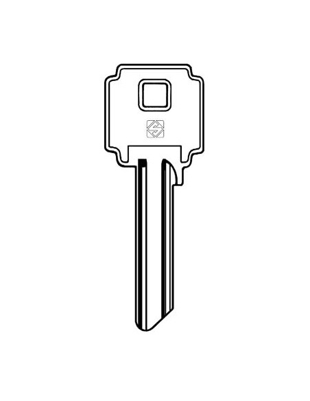 CHIAVE PIATTA GENTILI CIL5 SILCA OTTONE NICHELATO