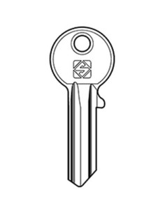 CHIAVE PIATTA CISA CS8 SILCA OTTONE NICHELATO