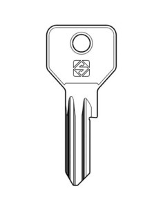 CHIAVE PIATTA CISA CS120 SILCA OTTONE NICHELATO