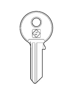 CHIAVE PIATTA FASEM FM2 SILCA OTTONE NICHELATO