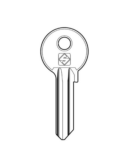 CHIAVE PIATTA WALLY WA1R SILCA OTTONE NICHELATO