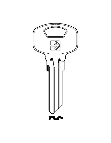 CHIAVE PIATTA YALE YA89SM SILCA ACCIAIO NICHELATO