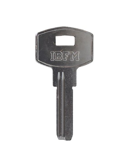 CHIAVE PUNZONATA IBFM K-2303 ORIGINALE OTTONE NICHELATO
