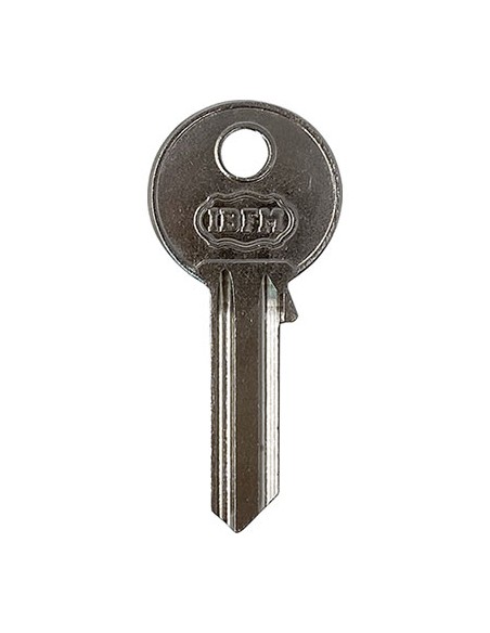 CHIAVE PIATTA IBFM K5 ORIGINALE OTTONE NICHELATO